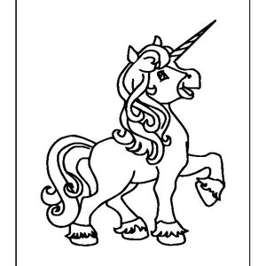 50 Unicorn Coloring Pages - Etsy