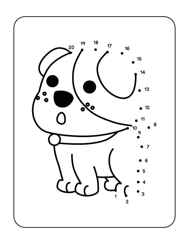 Dot to Dot Coloring Book for Kids Ages 4-8: 8x11 inch coloring