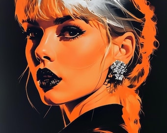 Póster definitivo de Taylor Swift: impresión vibrante en SVG y PNG, arte de pared de Swiftie y productos de Taylor Swiftie para verdaderos fanáticos.
