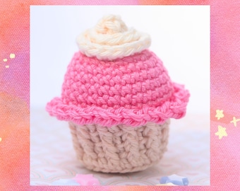Cupcake au Crochet Personnalisable – Décoration ou Porte-clés Fait Main