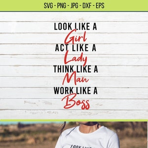 Boss Lady Svg Strong Woman SVG Millionaire Mindset Girl - Etsy