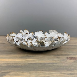 Sculptural Decor | Decorator Bowl | Natural Decor Table Centerpiece | Organic Sculpture | Handmade Ceramics | Modern Rustic | Unique Bowl