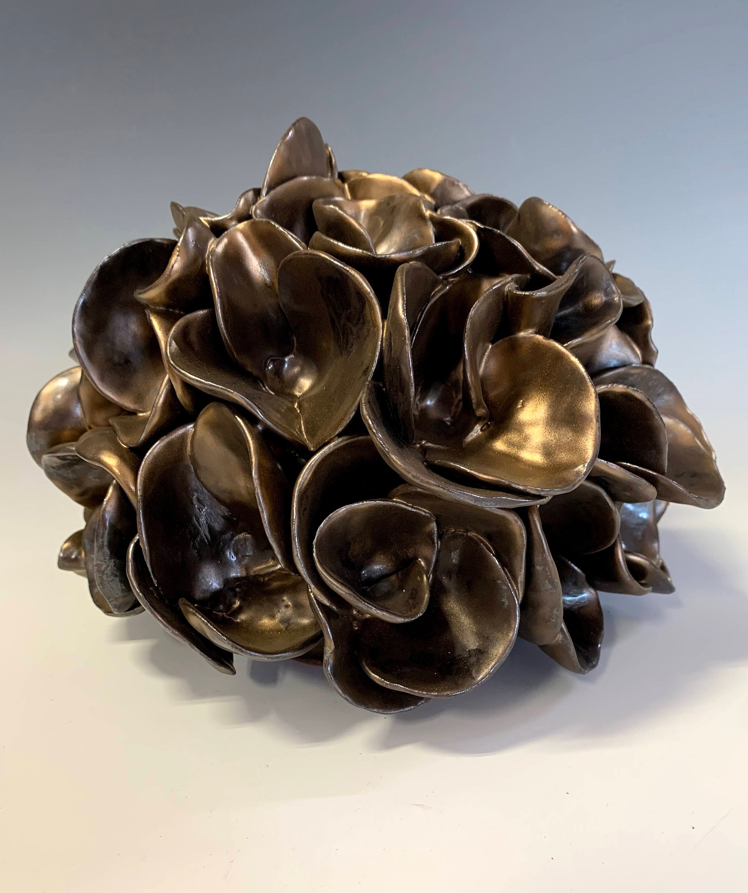 Fine Art Ceramic Sculpture, Modern Art Object, Natural Decor for Table