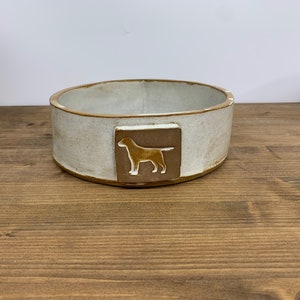 8 Inch Ceramic Dog Bowl - Etsy