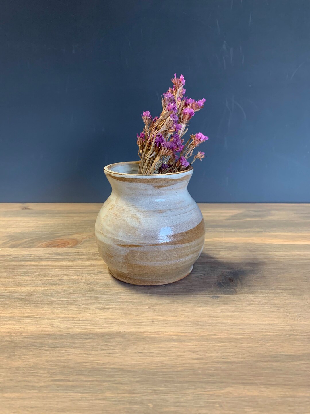 Small Ceramic Vase, Rustic White Pottery, Minimalist Handmade Pottery
