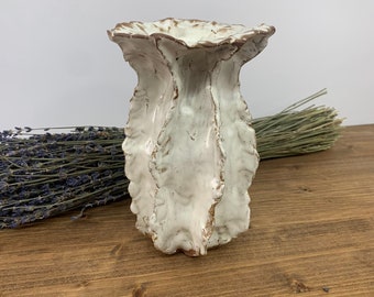 Art Object for Bookshelf | Natural Decor | Decorator Accent | Handmade Ceramic Vessel | Organic Sculpture |  Decorative Vase | Artful Gift