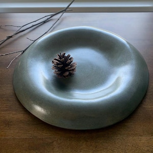 Sculptural Decor| Japandi Decorator Bowl | Natural Table Display Bowl | Minimalist Organic Handmade Ceramics | Modern Rustic Neutral Pottery