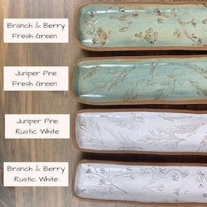 Appetizer Tray | Cracker & Cheese Serving Platter | Countertop Spice Tray | Cooking Mom Gift | Cheeseboard Party Platter | Modern Pottery bild 5