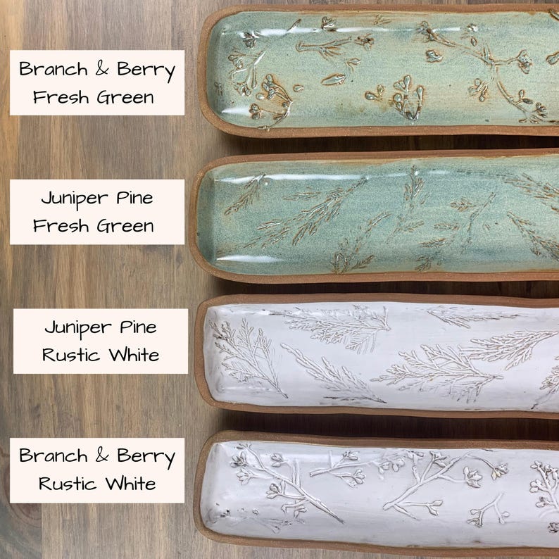 Appetizer Tray | Cracker & Cheese Serving Platter | Countertop Spice Tray | Cooking Mom Gift | Cheeseboard Party Platter | Modern Pottery bild 5
