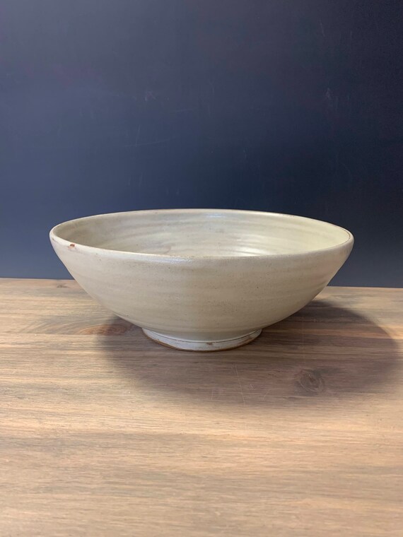Minimalist Pottery Bowl Modern Rustic Stoneware Bowl Artisan Etsy