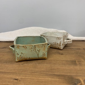 Countertop Organizer | Teabag Holder | Spice Caddy | Cooking Mom Gift |  | Modern Pottery | Handmade Kitchenware Gift | Coffee Bar Accessory