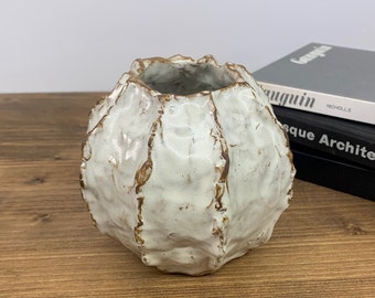 Art Object for Bookshelf | Natural Decor | Decorator Accent | Handmade Ceramic Vessel | Organic Sculpture |  Decorative Vase | Artful Gift