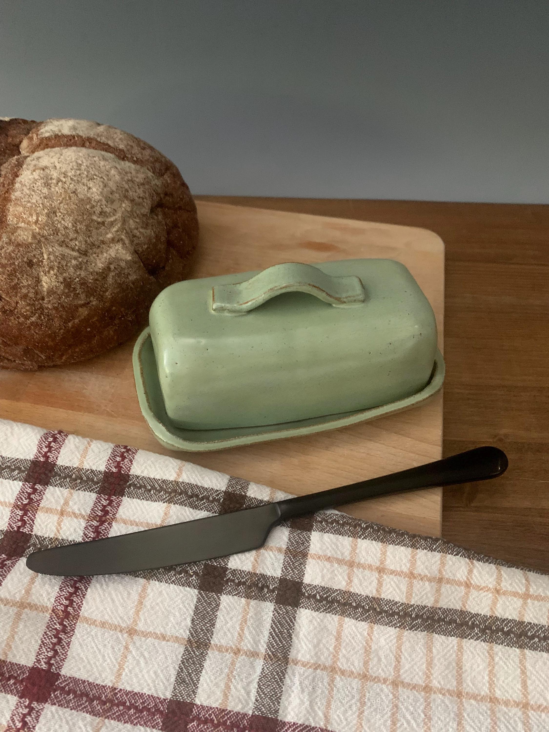 Butter Dish | Handmade Butter Dish With Lid | Pottery Kitchenware ...