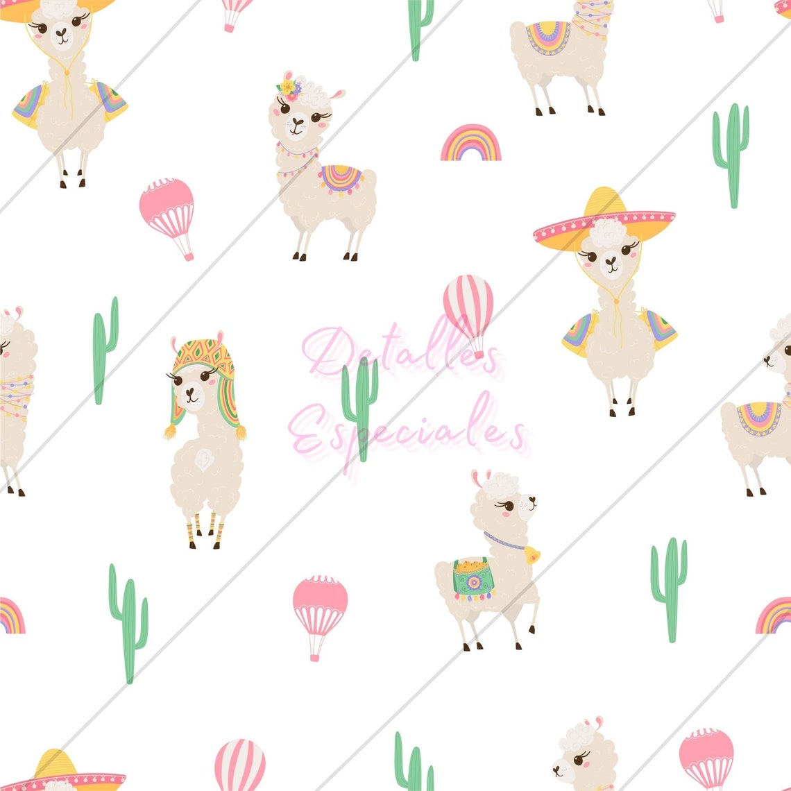 Collection Llama Paper Digital, 10 Paper Scrapbook, Printable Scrapbook ...