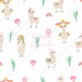 Collection Llama Paper Digital, 10 Paper Scrapbook, Printable Scrapbook ...