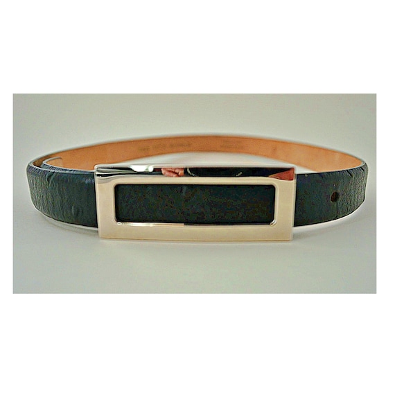 Saks Fifth Avenue Leather Belt - Etsy