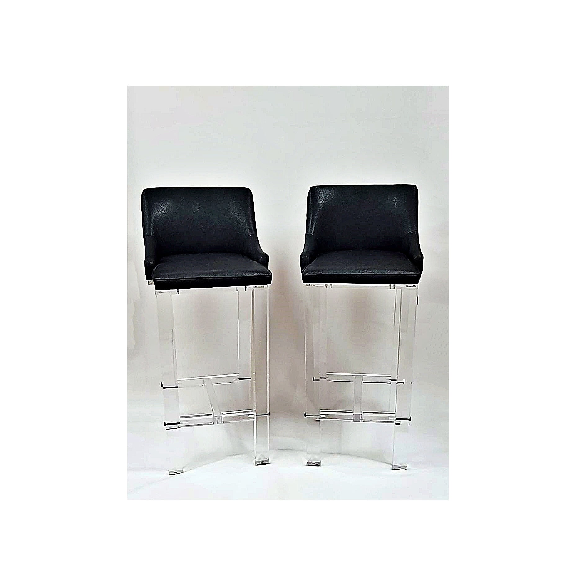 Lucite 2024 bar chairs