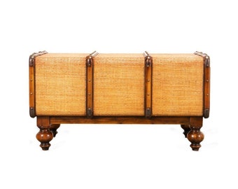 Theodore Alexander Tropical Luggage Cocktail Table/Trunk