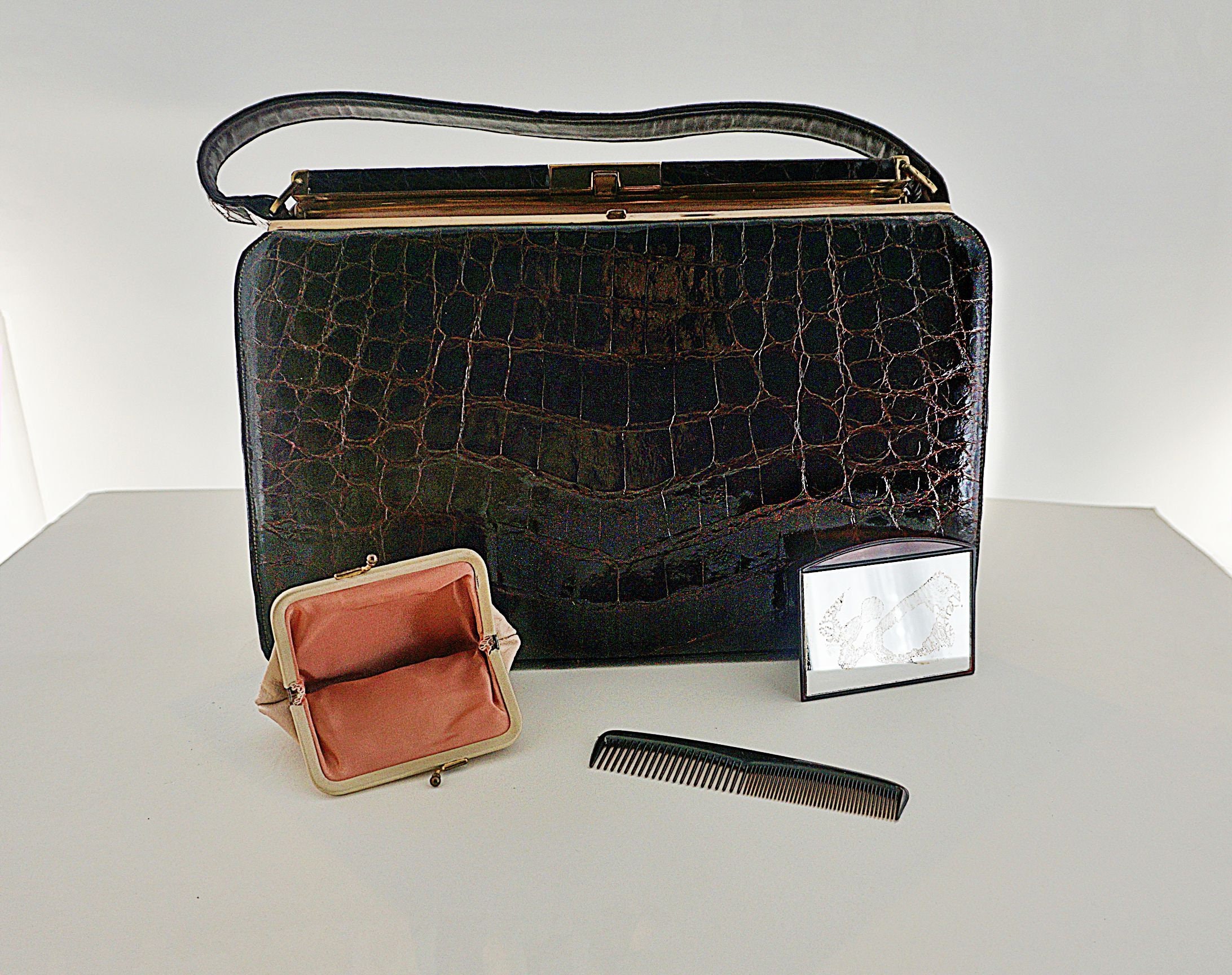 Luxury Alligator Business Bag, Alligator Leather Briefcase for Men | Mens leather  bag, Leather briefcase, Bags