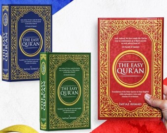 The Easy Quran English Translation Holy Qur'an The Koran Hard Cover Color Coded