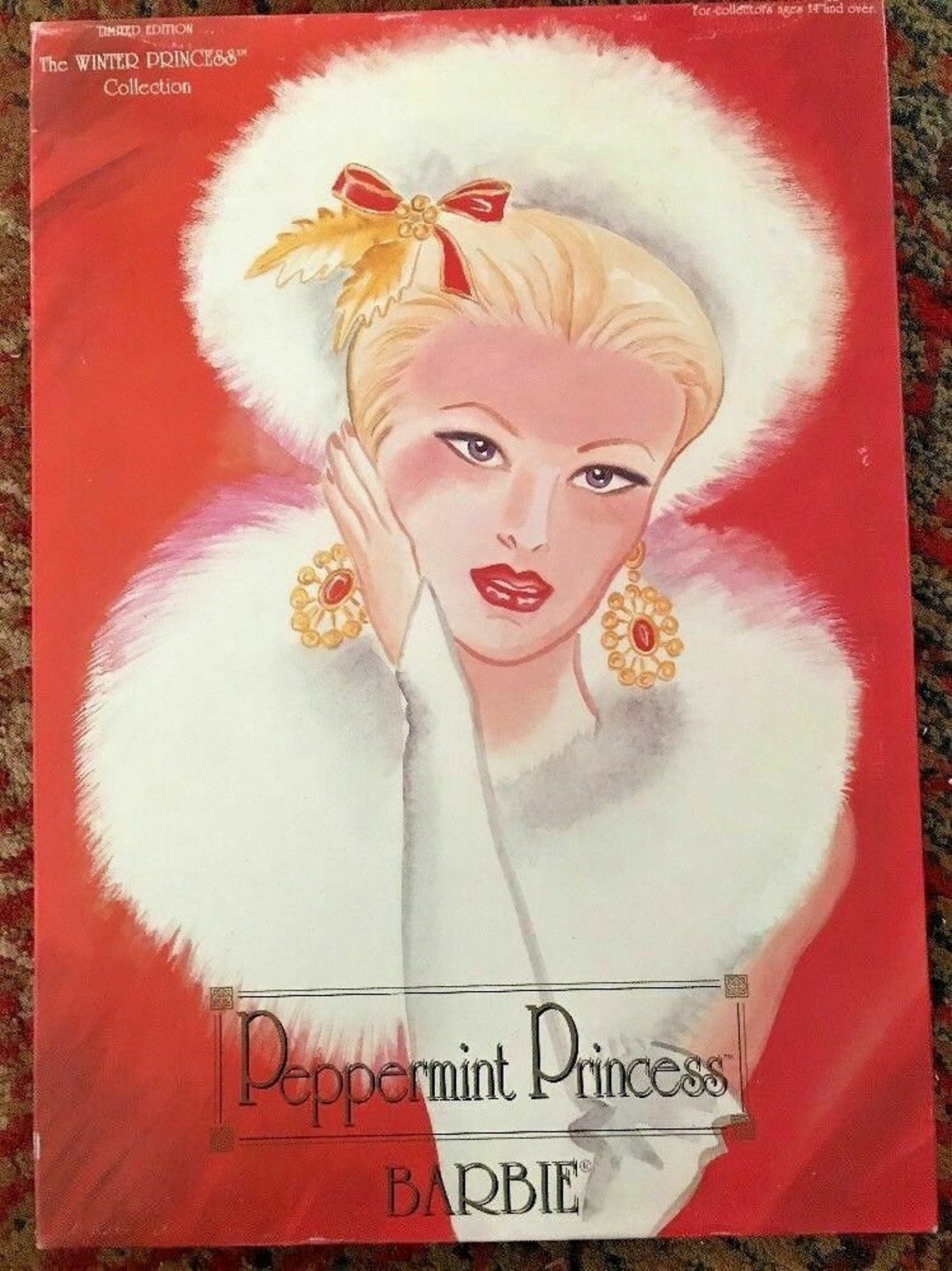 Vintage Peppermint Princess Barbie 1994 Winter Collection | Etsy