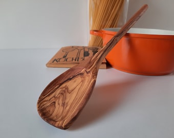 Kooklepel met olijfhouten hoek