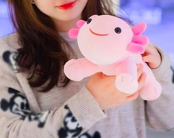 Axolotl Plushie Toy, 11 inch Axotol Plush Toy, Cute Axotol, Kawaii Stuffed Animal, Axolotl Pillow, Cute gift for girl