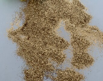 Sand Gold>>Fine Glitter Loose Glitter High Quality Polyester Gold Glitter/Glitter for Epoxy/Resin/Crafting/Slime