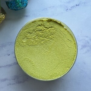 Banana>>Yellow Mica Pigment Powder, Banana Yellow Loose Powder, Yellow Mica for Tumblers/Freshies, Mica for Resin/Epoxy/Freshies