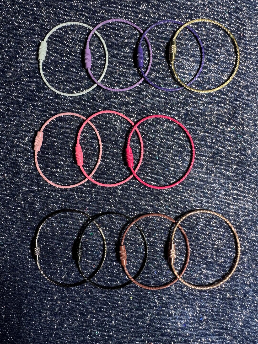 Steel Wire Rope Rings Stainless Steel Wire Rings, Beadable Wire Rings, Stainless Steel Wire ...