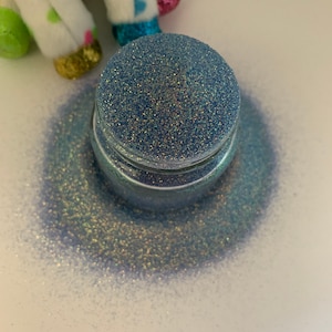 Denim Desire Extra Fine Glitter 0.008 Hex Cut Polyester Glitter/Loose Glitter/Glitter by weight/Glitter in a bag/Glitter in a shaker/Blue