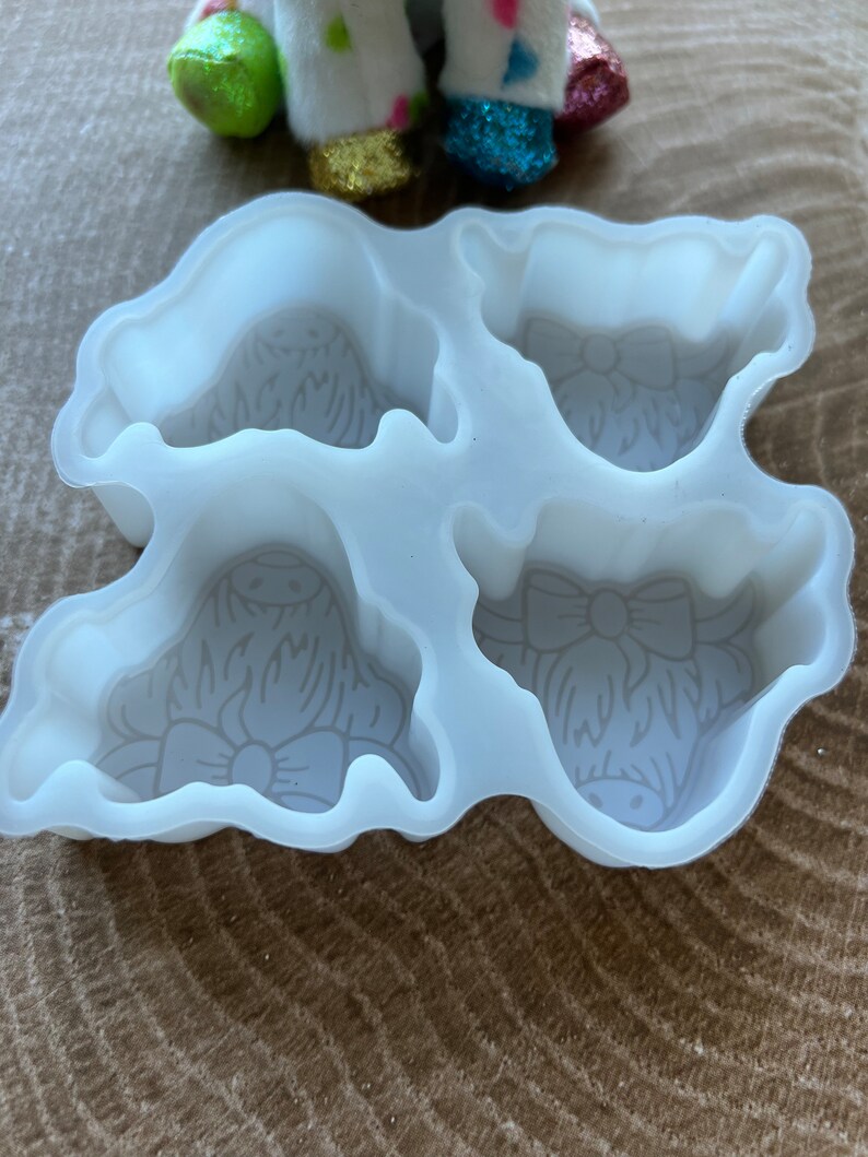 Highland Cow Vent Freshie Silicone Mold/vent Clip Mold for Car Etsy