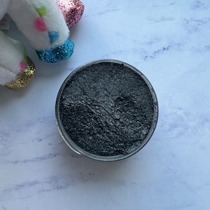 Nightfall&gt;&gt;Black Mica Pigment Powder, Loose Black Powder, Black Mica Powder, Black Mica for Tumblers, Mica for Epoxy/Resin
