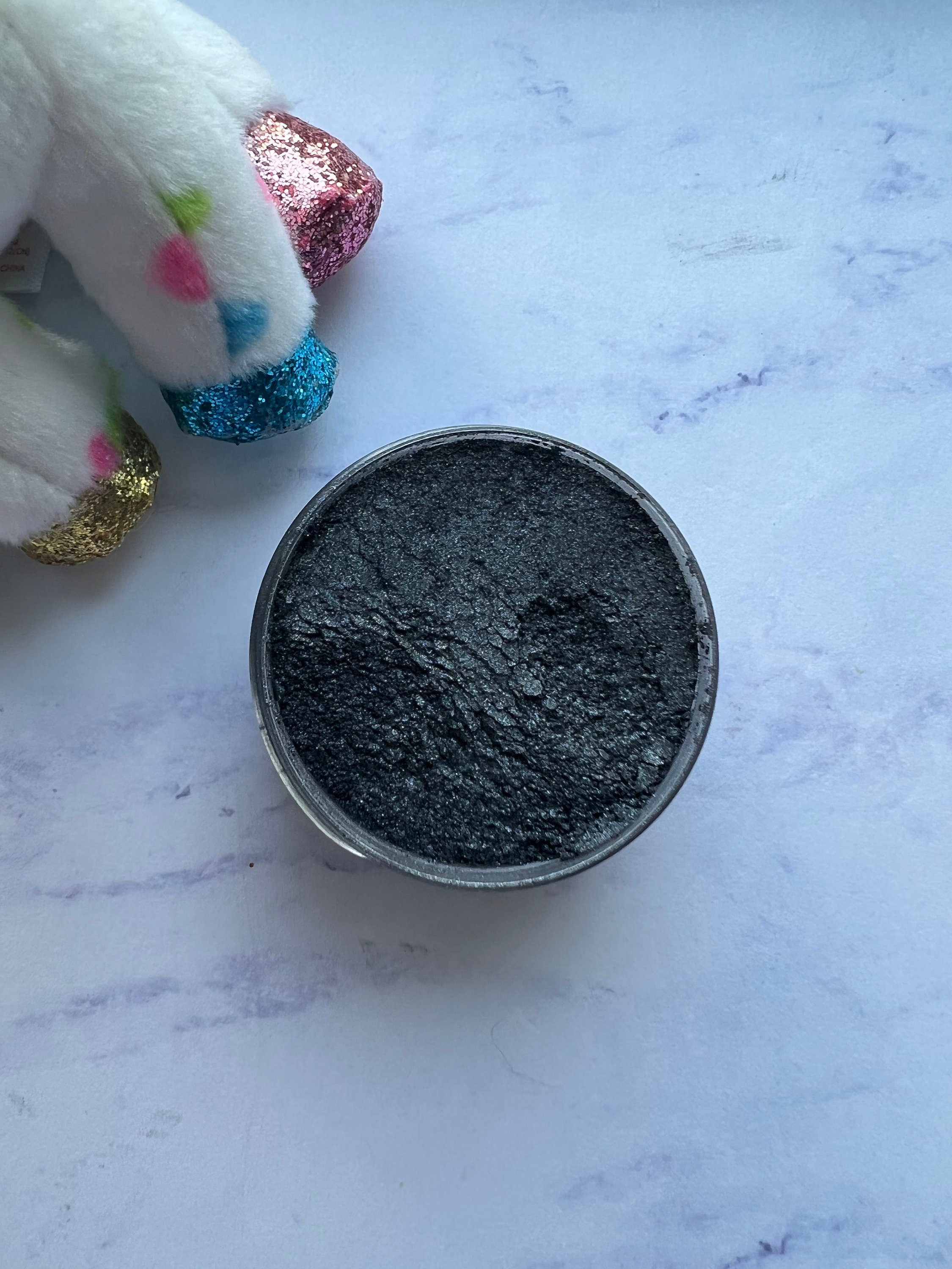 MIDNIGHT, Black Mica Powder, Black Pigment, Mica for Epoxy, Resin Additive,  Mica for Tumblers, Pigment Powder, DIY Crafts, Pigment for Slime 