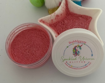 Bubblegum>>Pink Mica Pigment Powder, Pink Loose Powder for Epoxy/Resin, Pink Mica for Tumblers, Mica for Crafting
