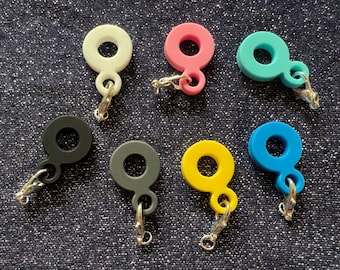 Straw Charms, Silicone Adapter for Straw Charm, Cup Straw Charm Holders, Teacher's Gift, Silicone Straw Charm Adapter, DIY Cup Charm