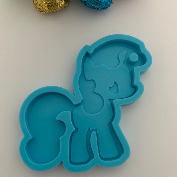 Horse Pony Silicone Mold Animal Keychain Mold for Epoxy/Resin
