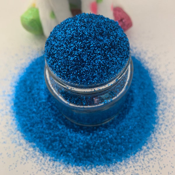 Blueberry>>Blue Metallic Fine Glitter/ 1/64 Glitter/Polyester Glitter/Glitter for Epoxy/Resin/Slime/Tumblers Loose Glitter/Glitter by weight