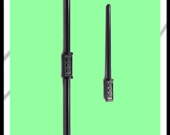 Scifi action figure black sword set