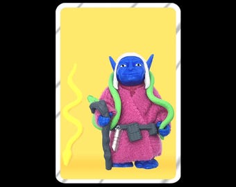 Scifi Space Wizard (Blue)