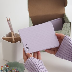 Karteikarten | A6 | 50-er Set | lila | Lavendel