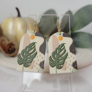Acrylic Earrings | Boho Dangle Earrings | Summer Jewelry