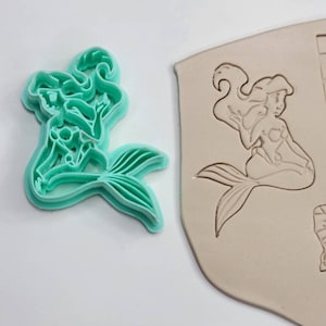 Mermaid Clay Cutter, Polymer Clay Cutter, DIY Clay Earring Cutter