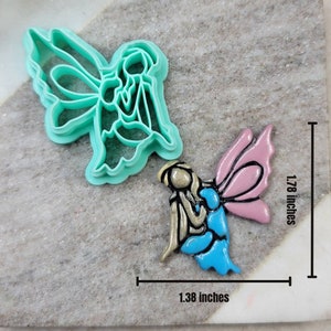 Älva på knä Polymer Clay Cutter