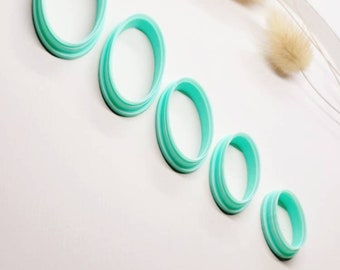 Oval Clay Cutter Set