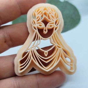 Elf Lady Clay Cutter, Polymer Clay Cutter
