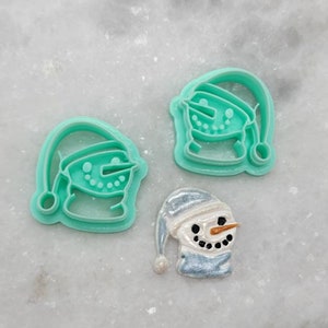 Snowman Polymer Clay Cutter, Christmas Cutter