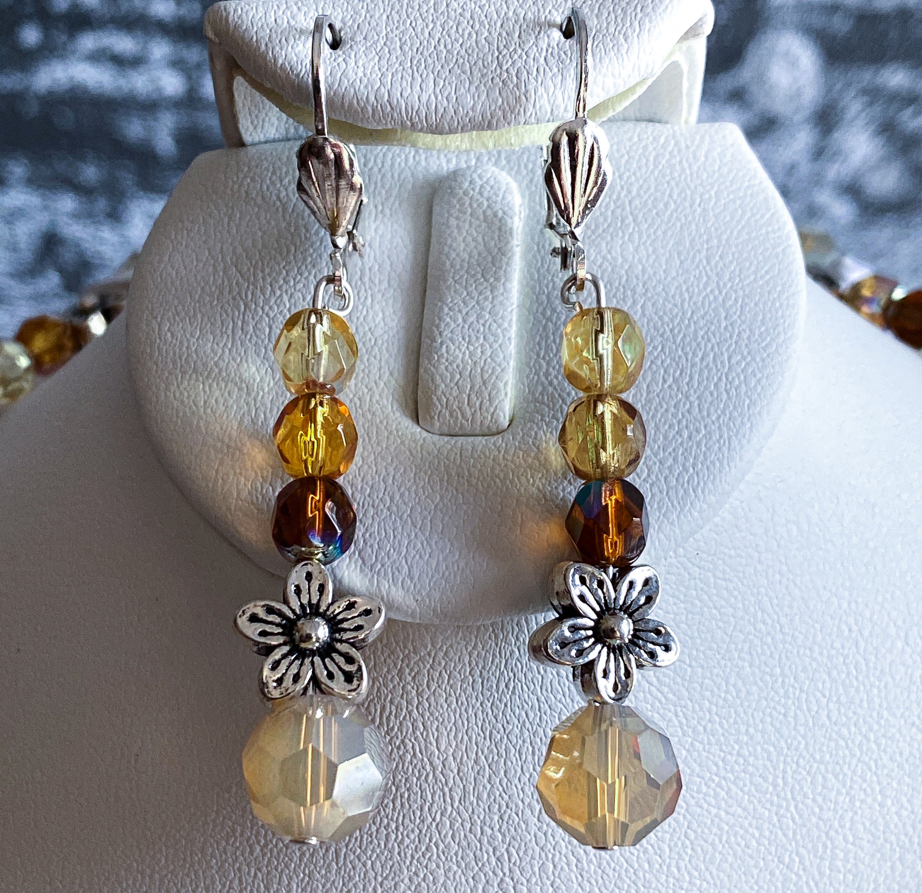 20 Necklace w/ Matching Earrings Set Etsy