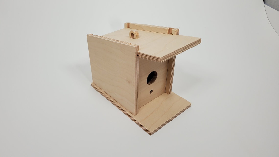 Birdhouse. SVG file cnc plans wooden puzzle for cnc model Etsy