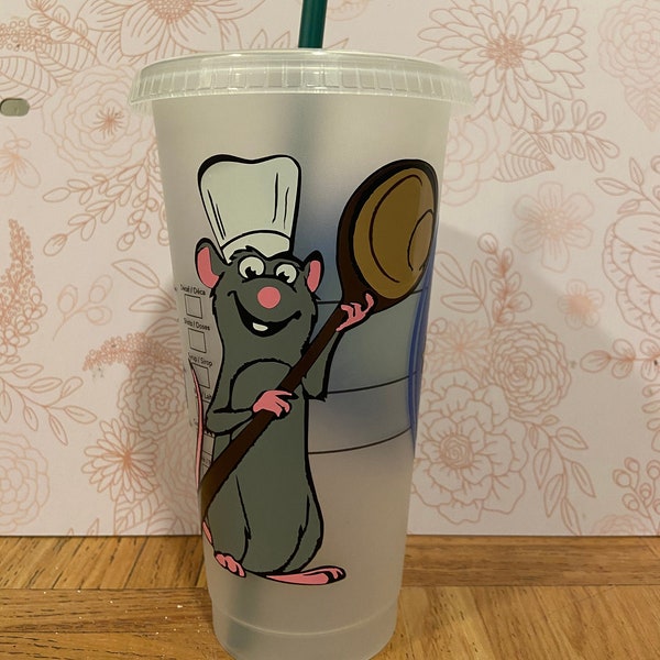 Ratatouille Remy Starbucks cup | reusable cup